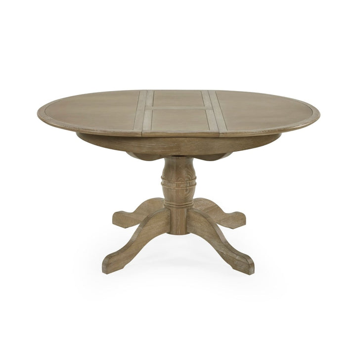 Camille Round Extending Dining Table - Limed Oak11 - Duck Barn Interiors
