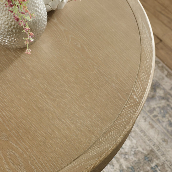 Camille Round Extending Dining Table - Limed Oak4 - Duck Barn Interiors