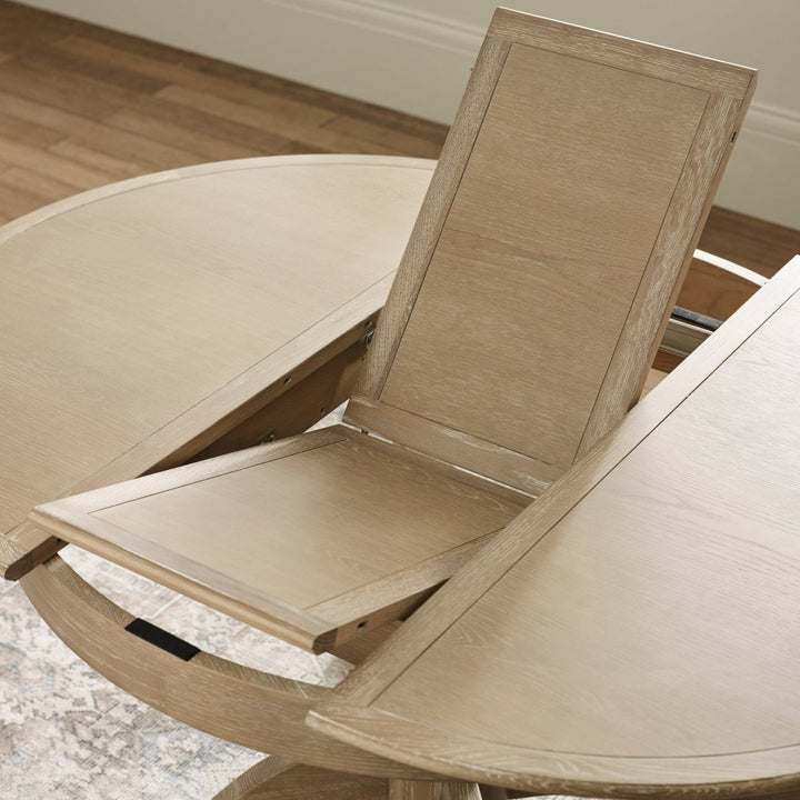 Camille Round Extending Dining Table - Limed Oak3 - Duck Barn Interiors