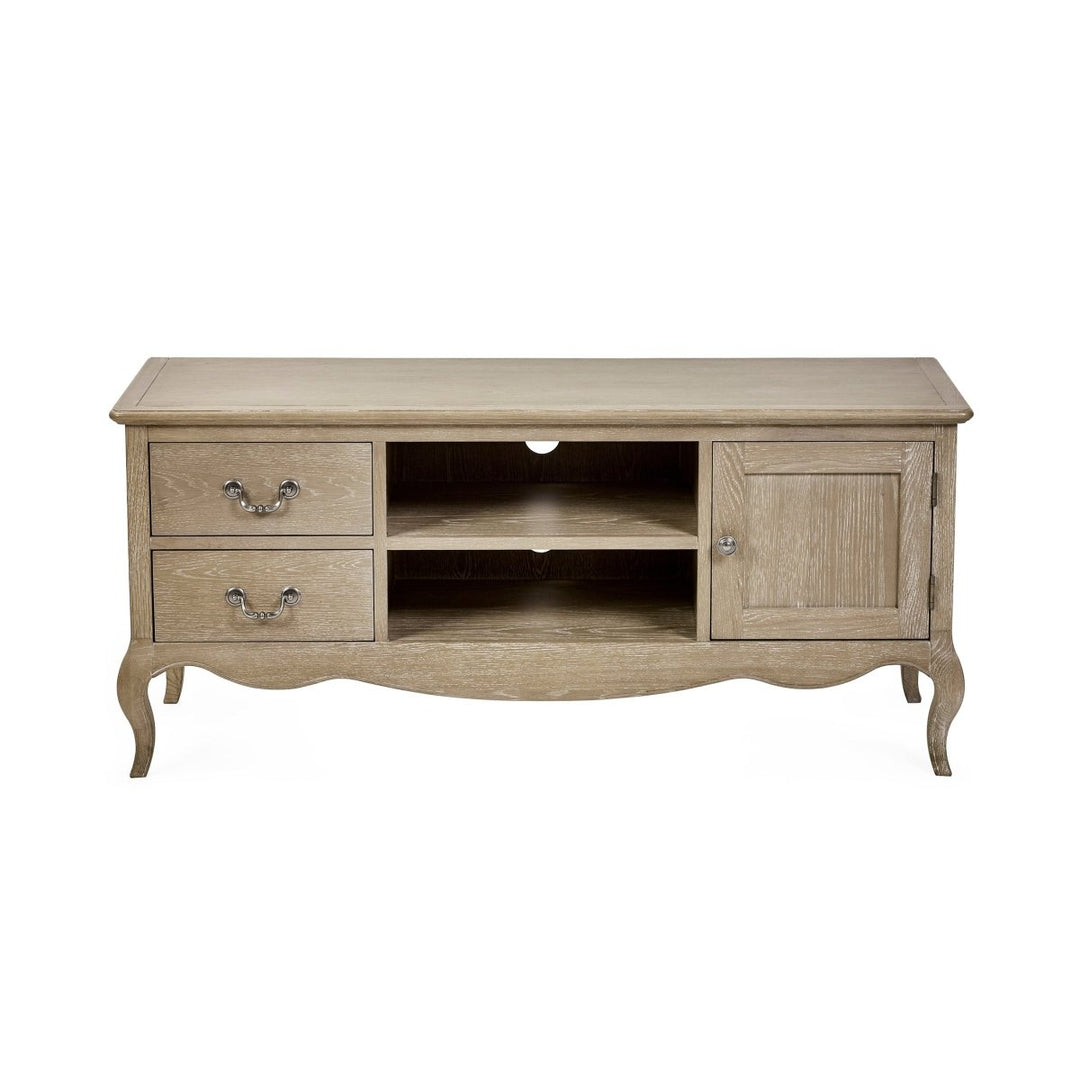Camille TV Unit - Limed Oak7 - Duck Barn Interiors