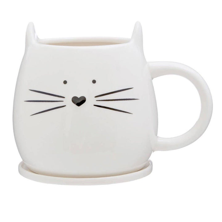 Cat Mug And Coaster1 - Duck Barn Interiors