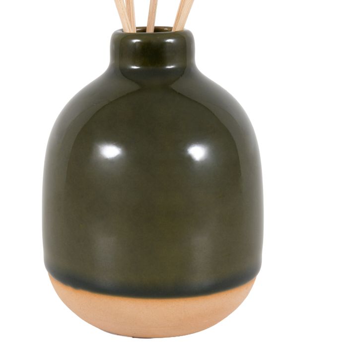 Ceramic Glazed Reed Diffuser 200ml - Olive Tuberose5 - Duck Barn Interiors