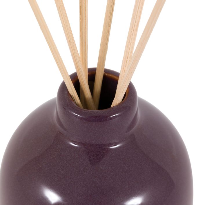 Ceramic Glazed Reed Diffuser 200ml - Oxblood Amber6 - Duck Barn Interiors