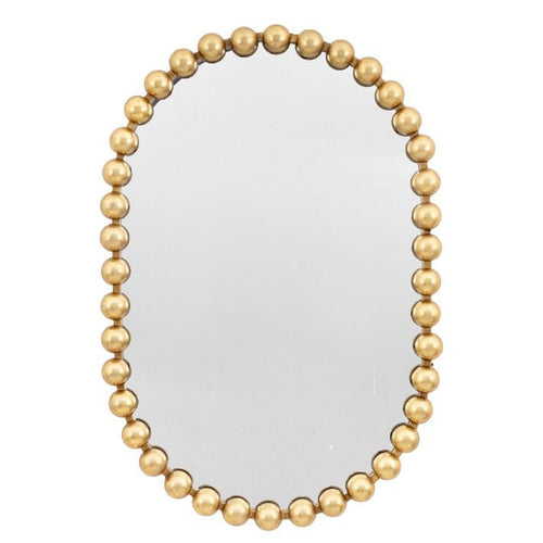 Ceretti Rounded Rectangular Mirror - Gold