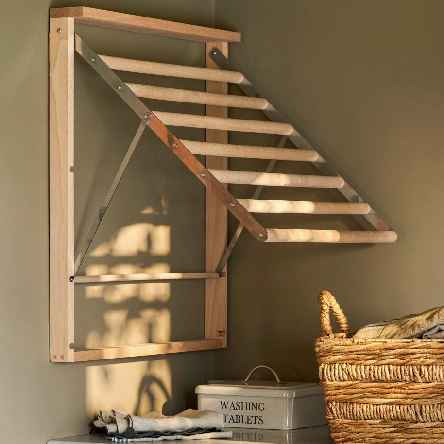 Chalford Wall Clothes Dryer - Beech3 - Duck Barn Interiors