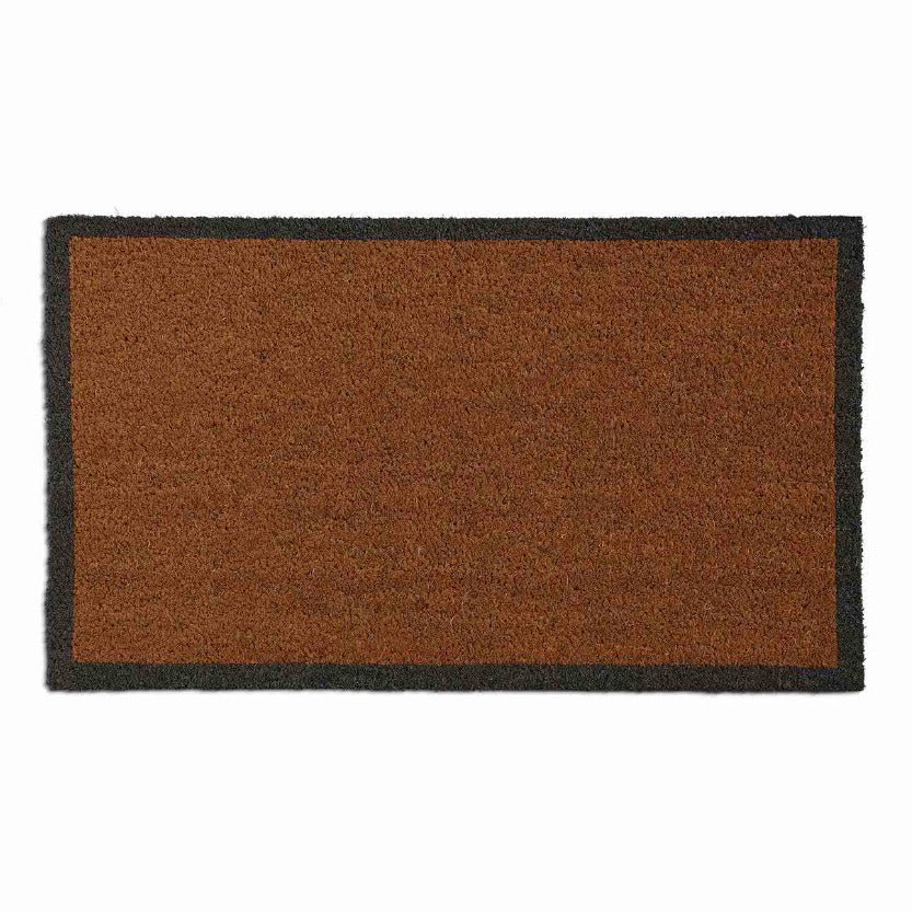 Charcoal Border Doormat - Large2 - Duck Barn Interiors