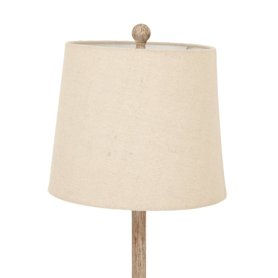 Chiaro Candlestick Table Lamp With Linen Shade2 - Duck Barn Interiors