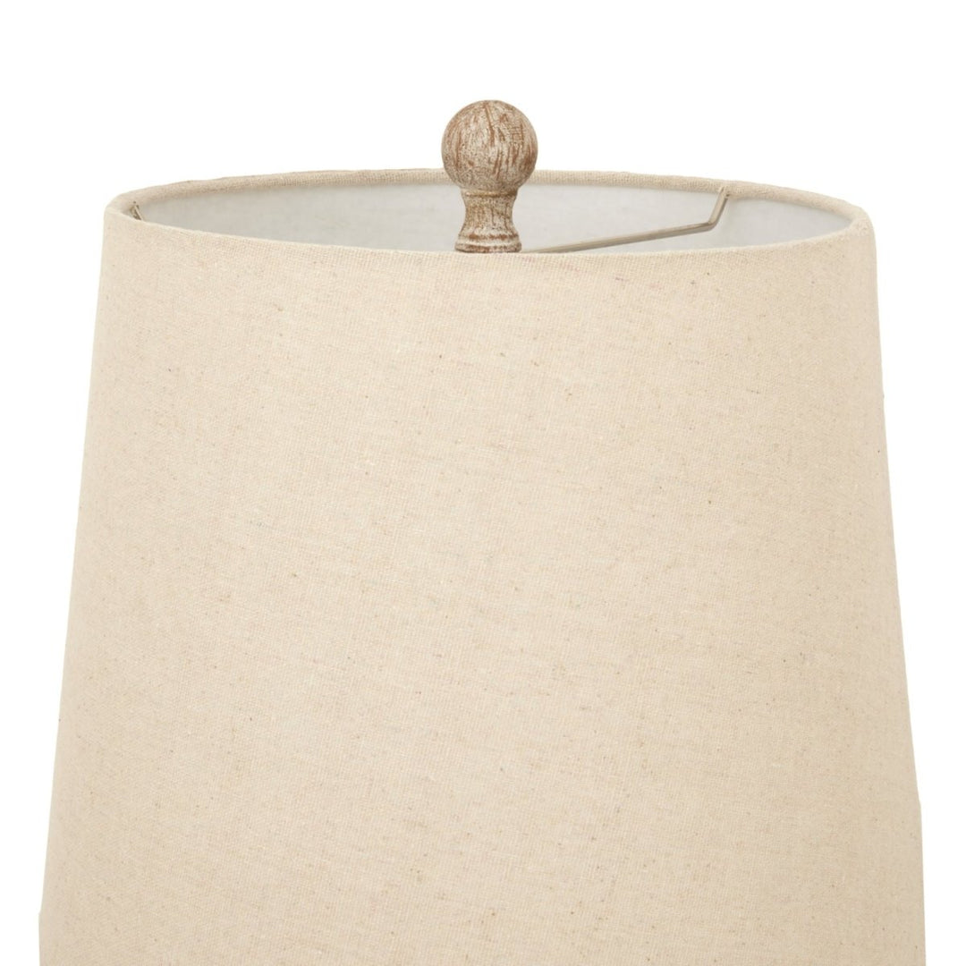 Chiaro Candlestick Table Lamp With Linen Shade4 - Duck Barn Interiors