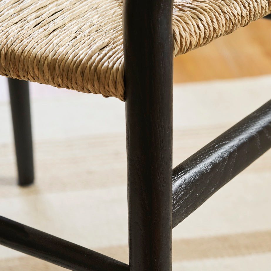 Chilthorne Wishbone Dining Chairs - Black (Set of 2)5 - Duck Barn Interiors