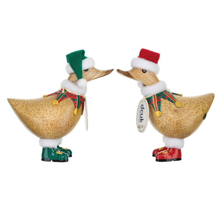 Christmas Elf Tartan Ducky - Green3 - Duck Barn Interiors