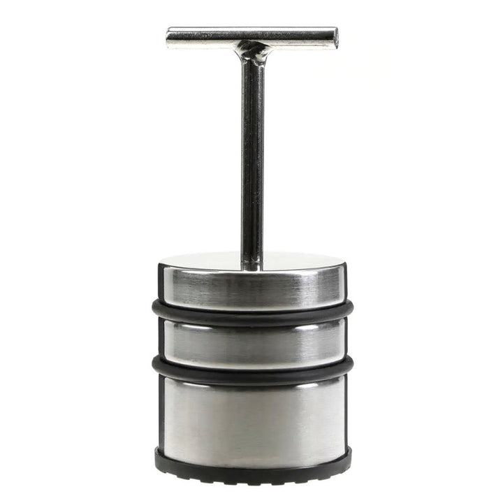 Chrome Door Stop with Handle1 - Duck Barn Interiors