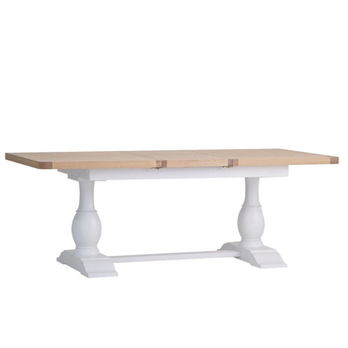 Clanfield White 1.6m Extending Table