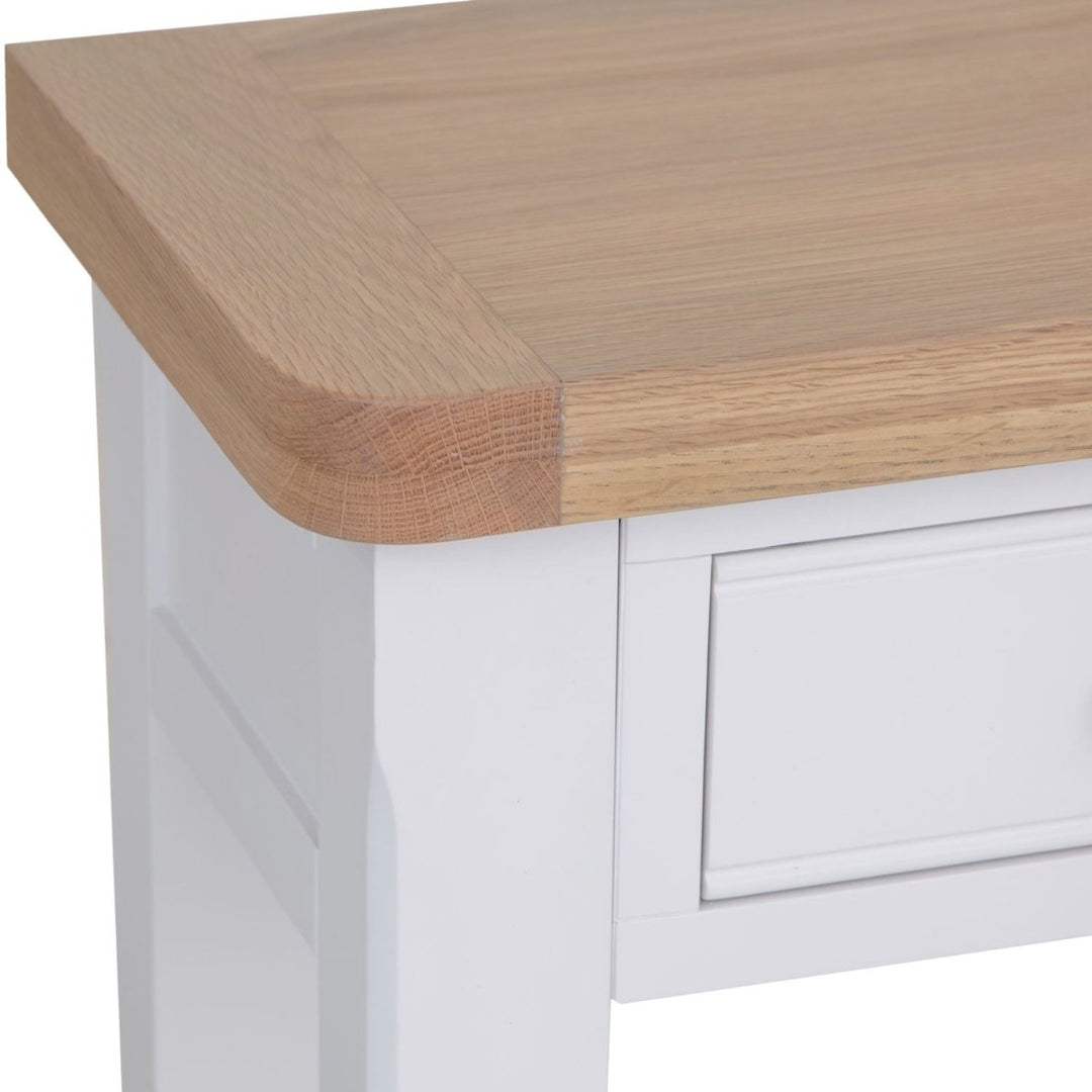 Clanfield White Console Table6 - Duck Barn Interiors