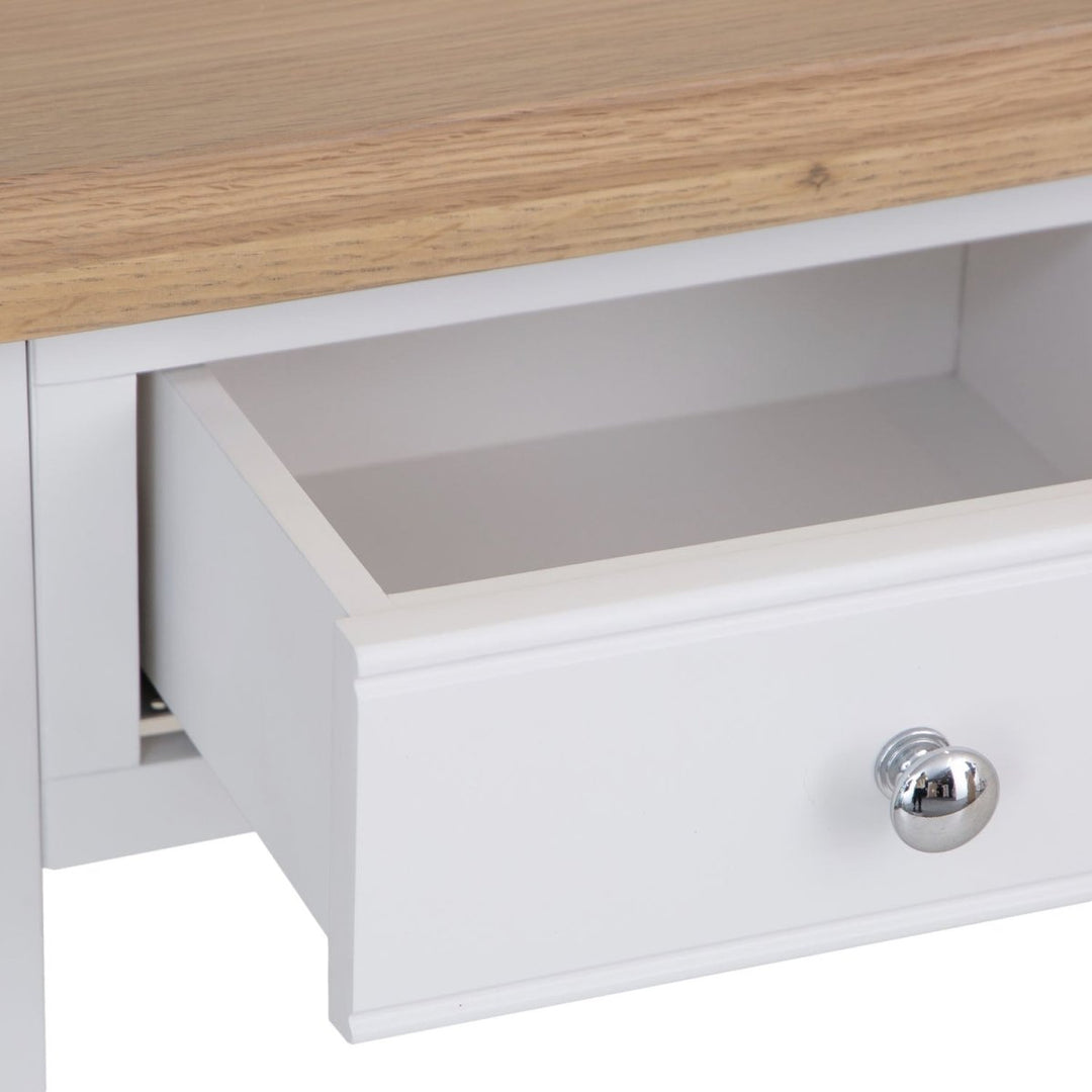 Clanfield White Console Table8 - Duck Barn Interiors