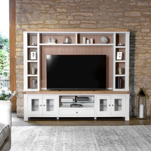 Clanfield White Extra Large TV Unit Top