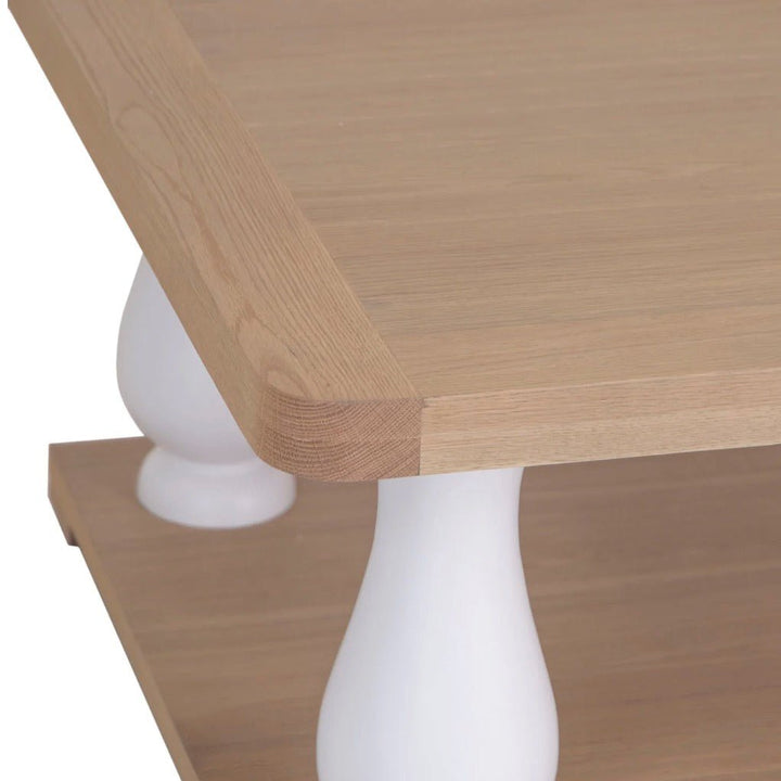 Clanfield White Large Coffee Table5 - Duck Barn Interiors