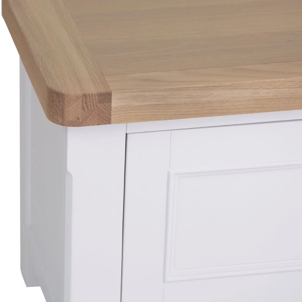 Clanfield White Large TV Unit9 - Duck Barn Interiors