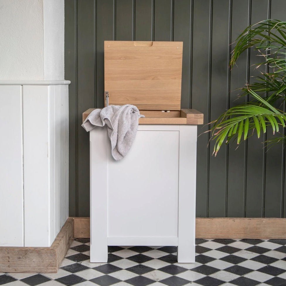 Clanfield White Laundry Box3 - Duck Barn Interiors