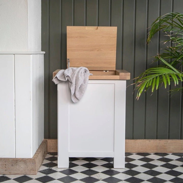 Clanfield White Laundry Box3 - Duck Barn Interiors