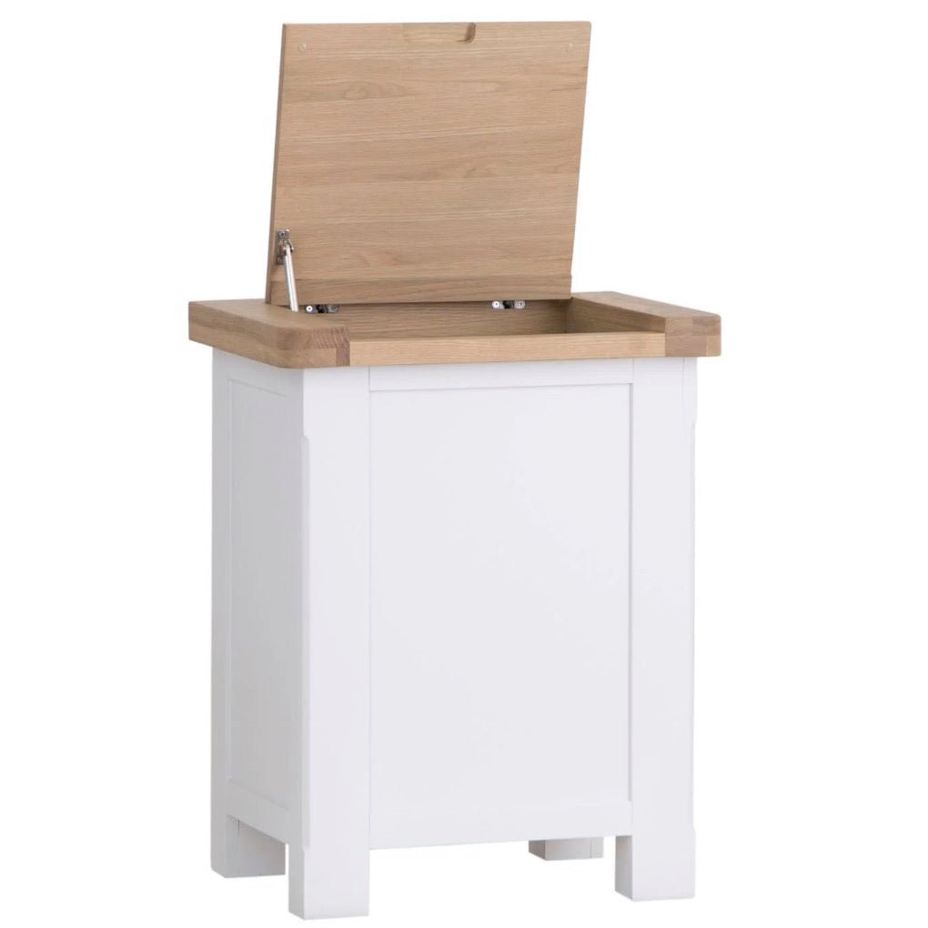 Clanfield White Laundry Box1 - Duck Barn Interiors