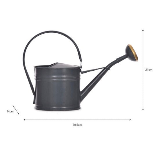 Classic Watering Can - Carbon (3 Sizes) - Duck Barn Interiors