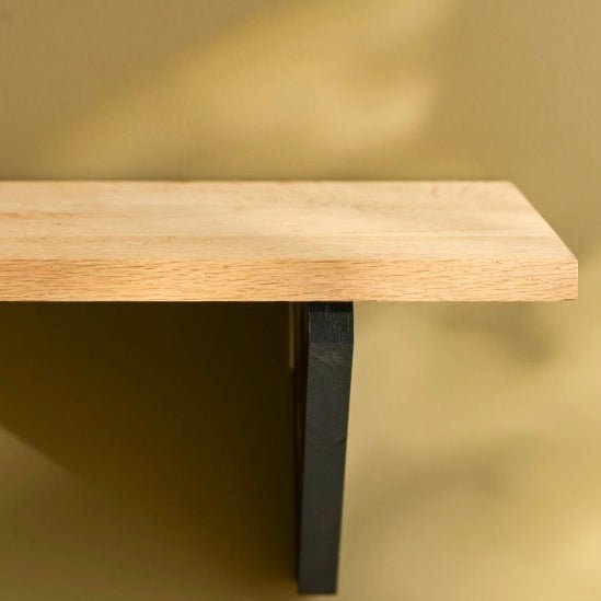 Clockhouse Carbon Oak Shelf - 2 Sizes5 - Duck Barn Interiors