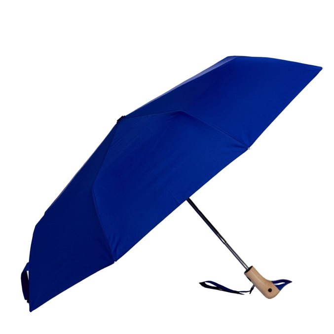 Cobalt Blue Compact Eco-Friendly Duck Umbrella1 - Duck Barn Interiors