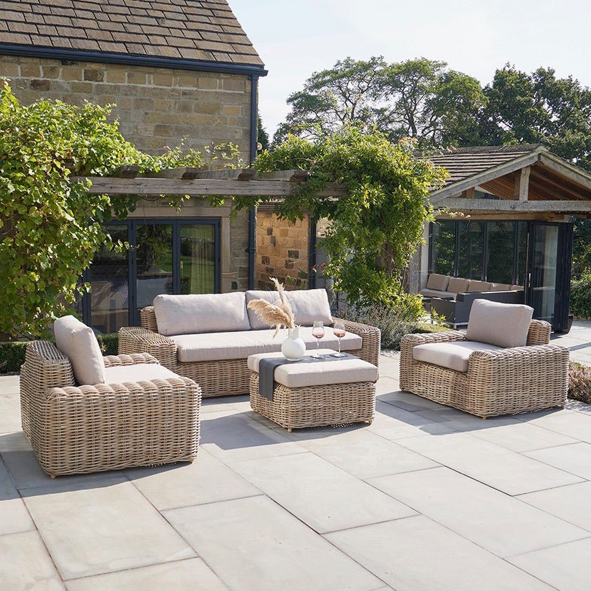 Como Natural Antique Outdoor Seating Set1 - Duck Barn Interiors