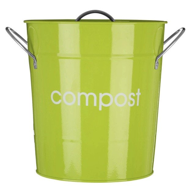 Compost Bin - Lime Green2 - Duck Barn Interiors