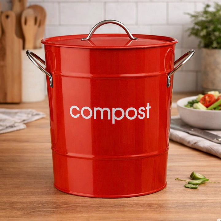 Compost Bin - Red1 - Duck Barn Interiors