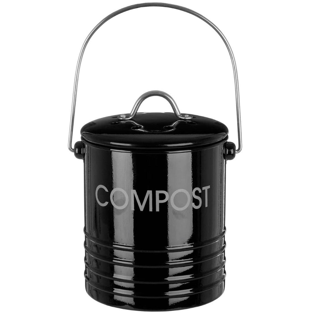 Compost Bin with Handle - Black3 - Duck Barn Interiors