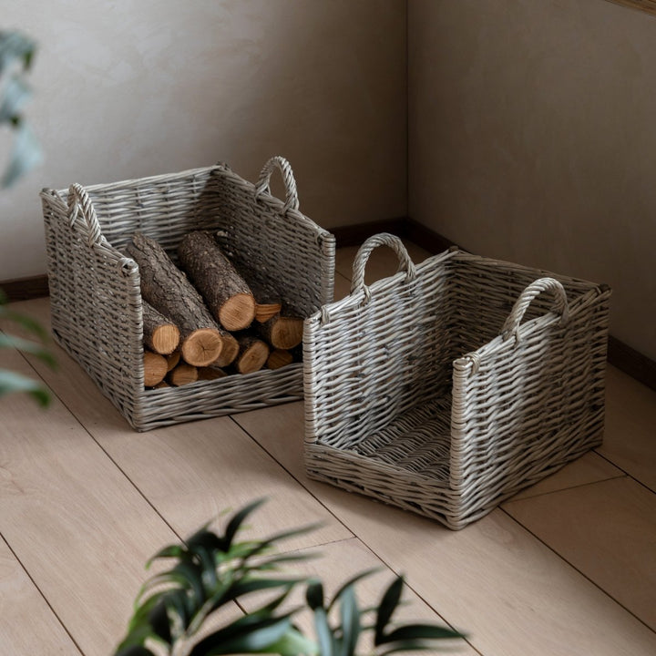 Corte Log Baskets - Set of 21 - Duck Barn Interiors