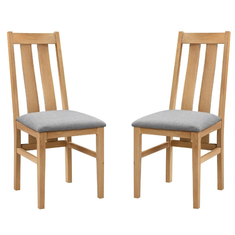 Cotswold Oak Dining Chairs (Pair)2 - Duck Barn Interiors