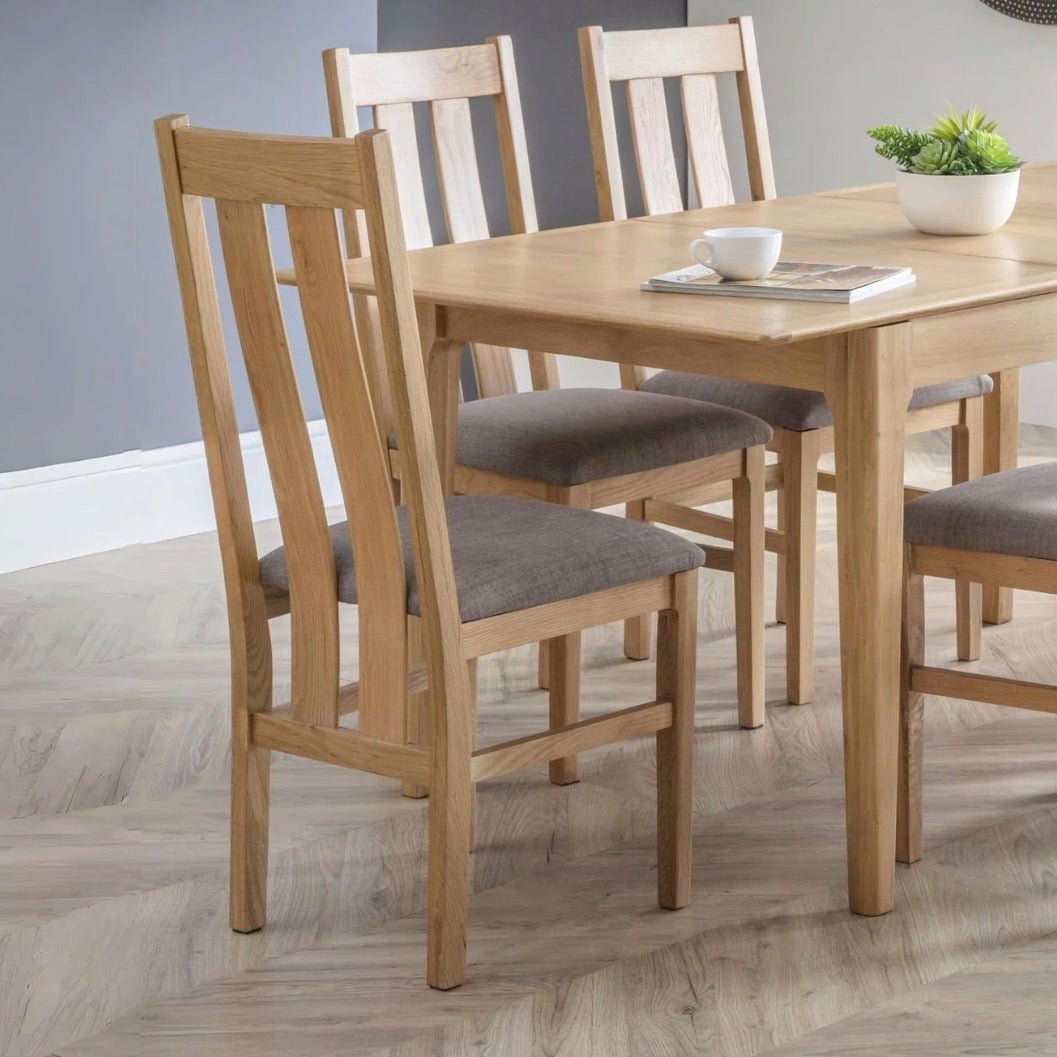 Cotswold Oak Dining Chairs (Pair)7 - Duck Barn Interiors
