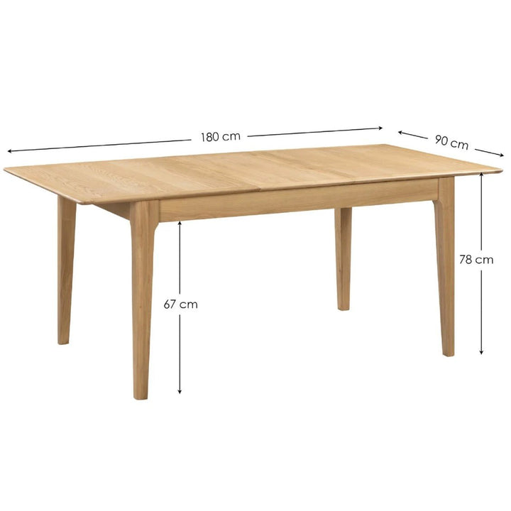 Cotswold Oak Extending Dining Table12 - Duck Barn Interiors