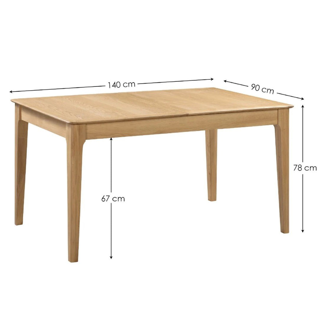 Cotswold Oak Extending Dining Table11 - Duck Barn Interiors