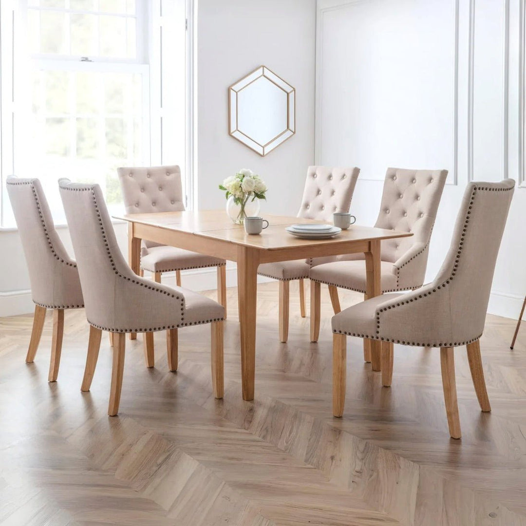 Cotswold Oak Extending Dining Table4 - Duck Barn Interiors