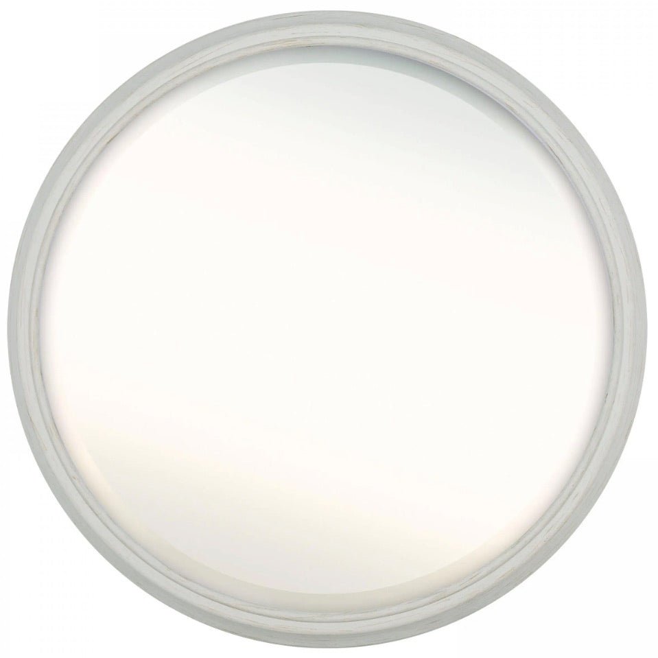 Cotswold Round Wall Mirror - 50cm - Off White3 - Duck Barn Interiors