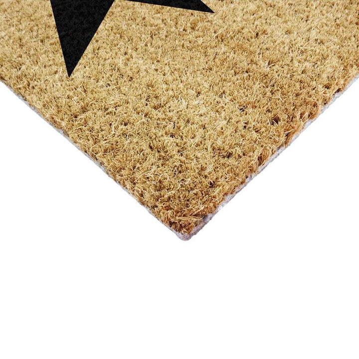 Country Black Star Doormat - Extra Large7 - Duck Barn Interiors