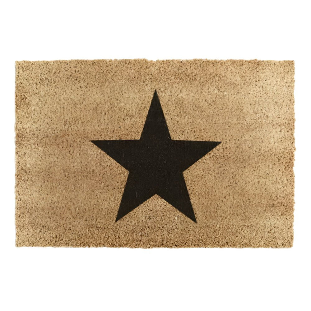 Country Black Star Doormat - Extra Large5 - Duck Barn Interiors