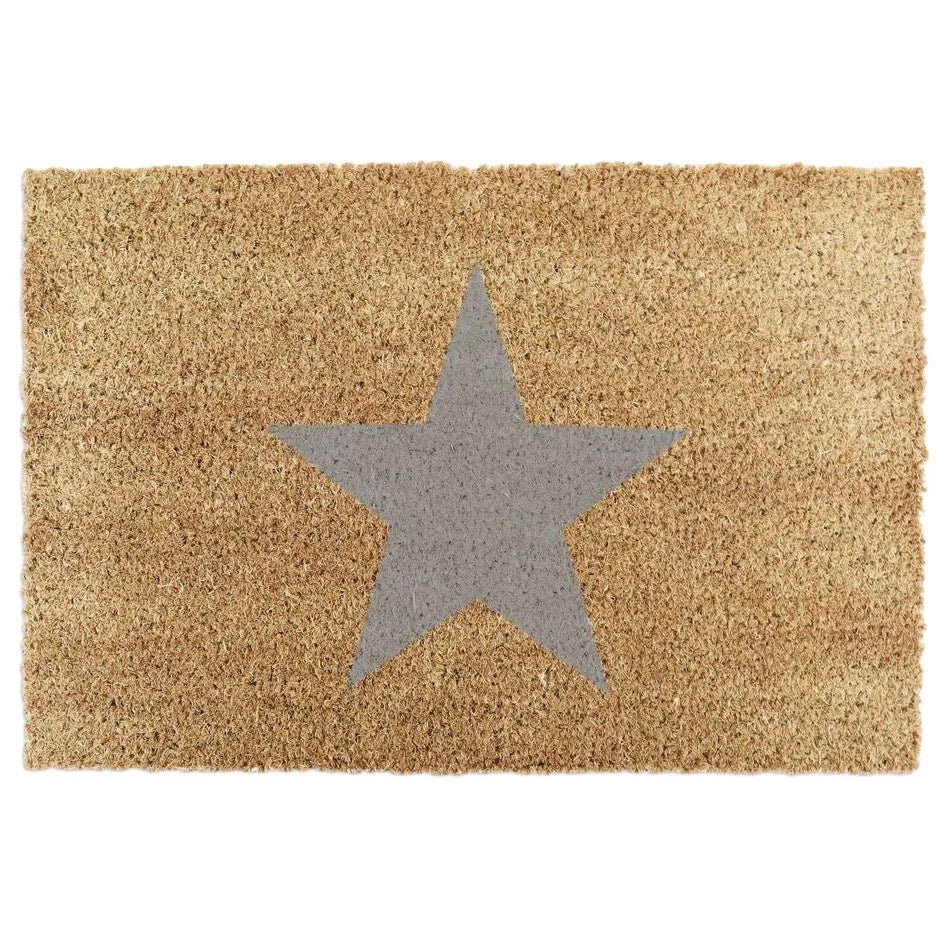 Country Grey Star Doormat - Extra Large7 - Duck Barn Interiors