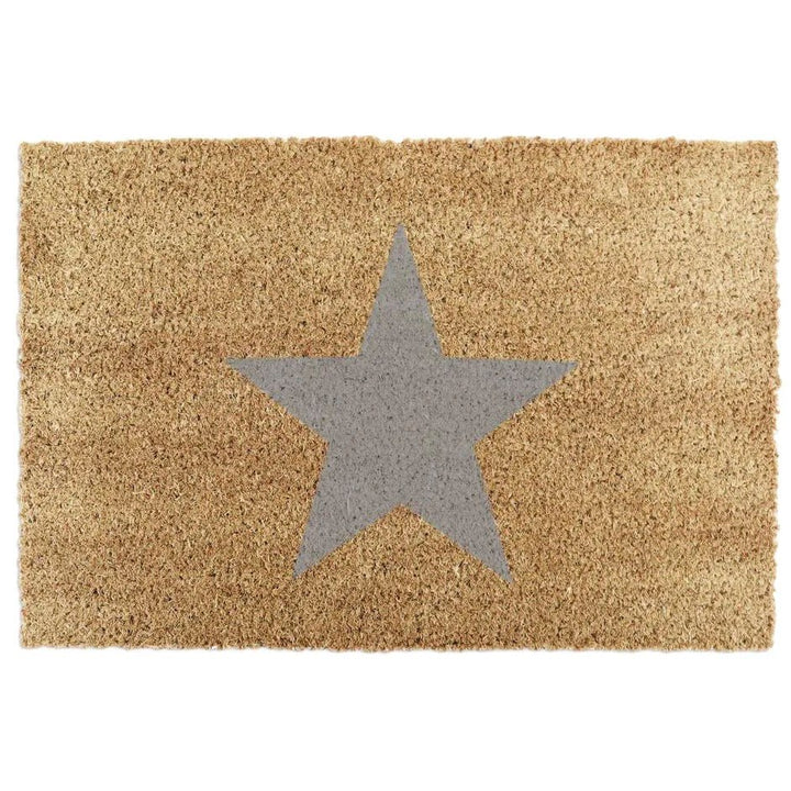 Country Grey Star Doormat - Extra Large7 - Duck Barn Interiors