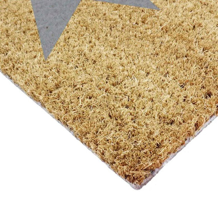 Country Grey Star Doormat - Extra Large9 - Duck Barn Interiors