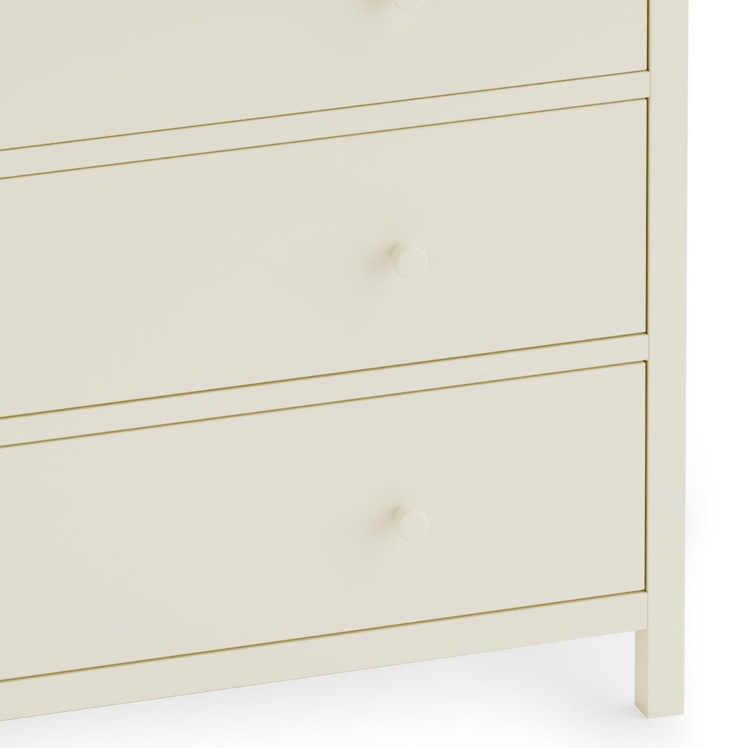 Coxmoor 3 Drawer Chest - Ivory and Oak7 - Duck Barn Interiors