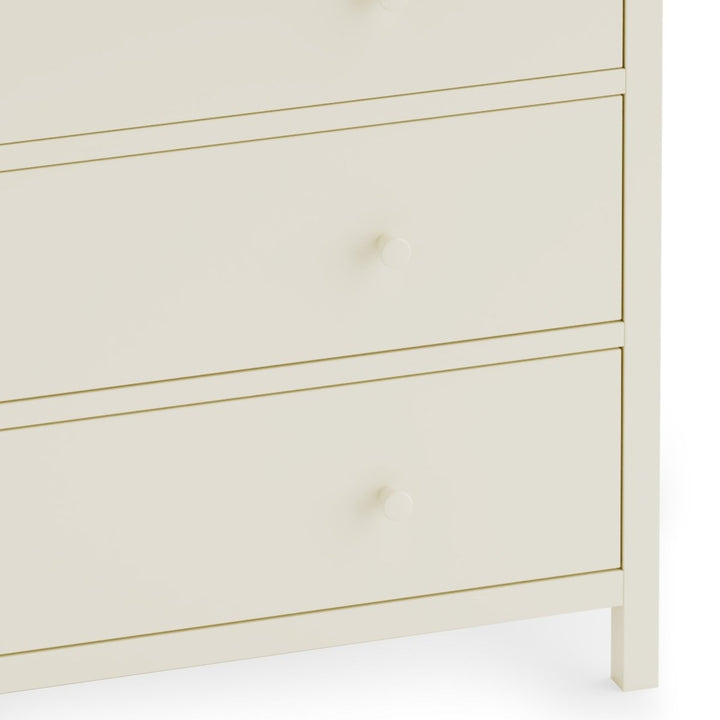 Coxmoor 3 Drawer Chest - Ivory and Oak7 - Duck Barn Interiors