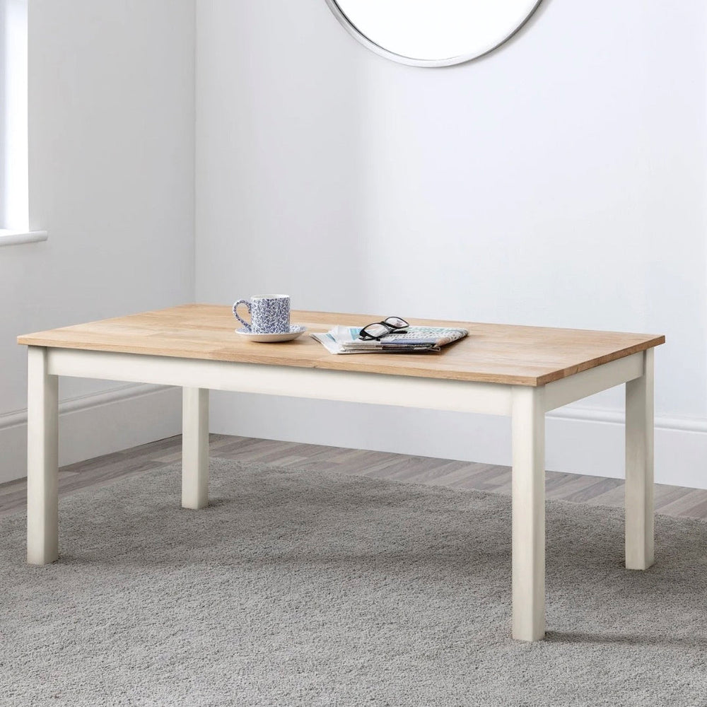 Coxmoor Coffee Table - Ivory & Oak1 - Duck Barn Interiors
