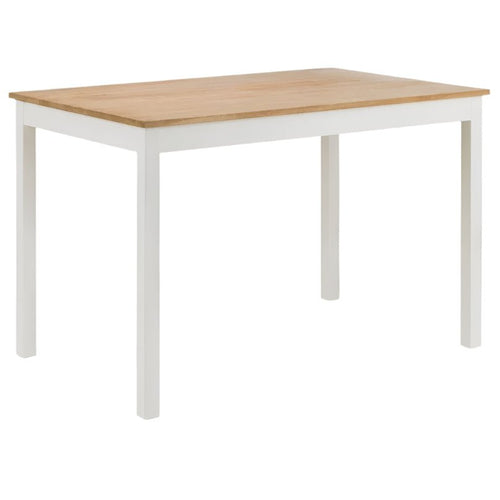 Coxmoor Rectangular Dining Table - Ivory & Oak