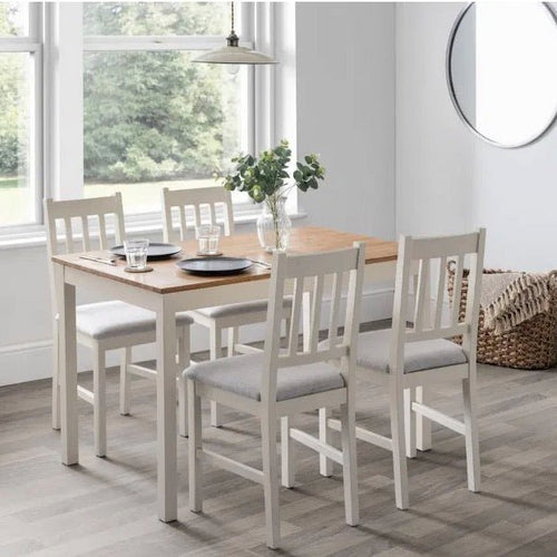 Coxmoor Rectangular Dining Table - Ivory & Oak