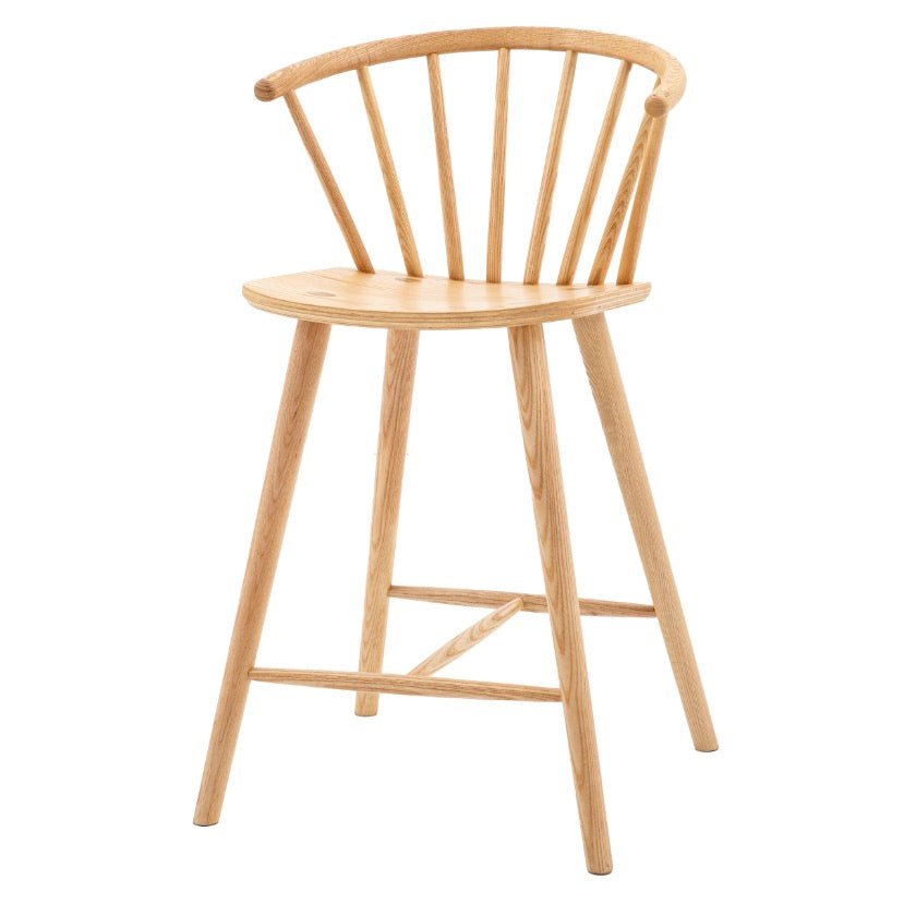 Craft Spindle Bar Stool - Oak4 - Duck Barn Interiors