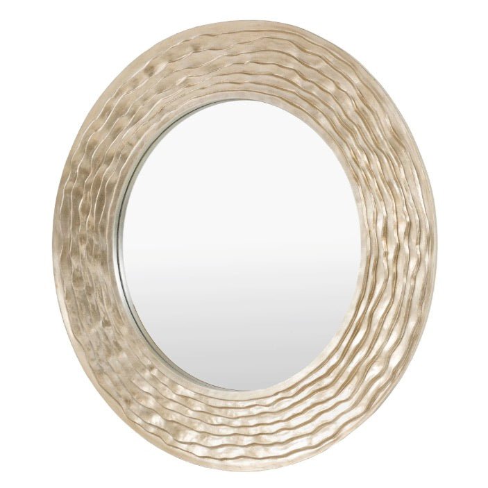 Cresta Champagne Round Mirror5 - Duck Barn Interiors